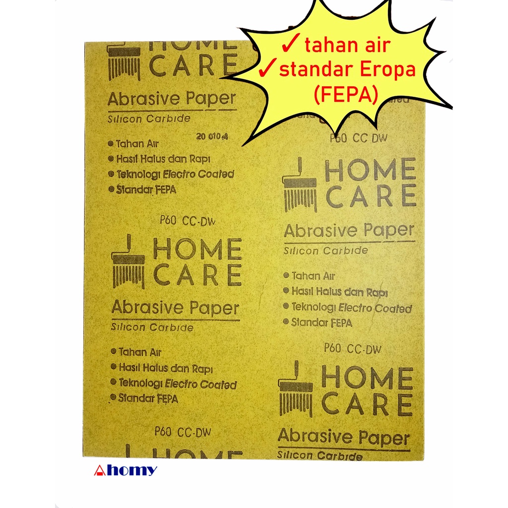 amplas kertas homecare rempelas abrasive paper