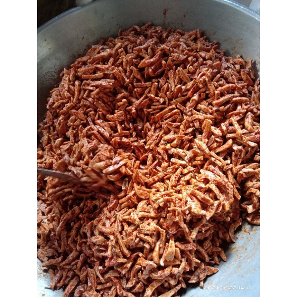 Basreng stick terlaris bumbu bujot daun jeruk 60 - 70-100gram LaelShop-Pedes x balado