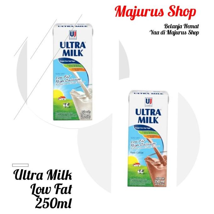 

READY COD Susu Ultra Milk low fat 250ml - Low Fat Putih