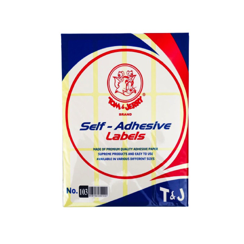

LABEL TOM & JERRY NO. 103 UK 32X64mm