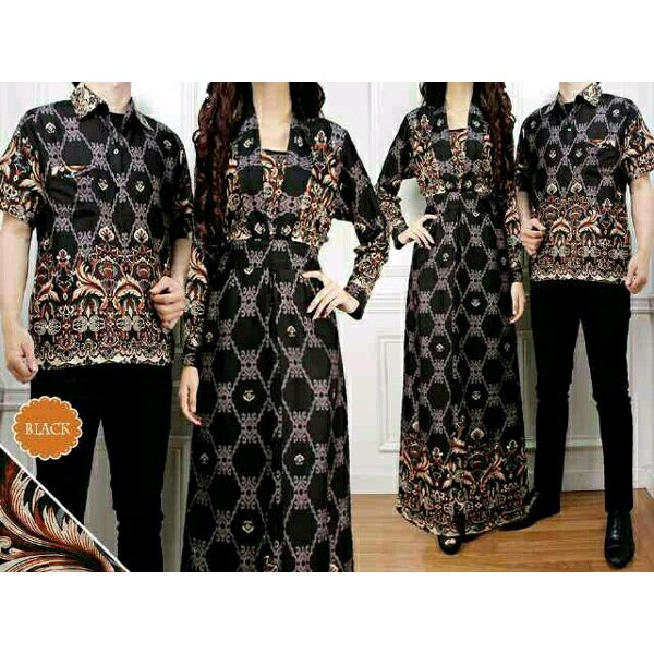 Unix Baju Muslim Kapelan Kekinian 16960 Couple Batik Rayon AMEL
