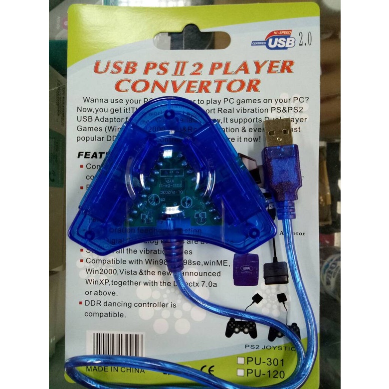 Converter Stick PS2 To USB Playstation