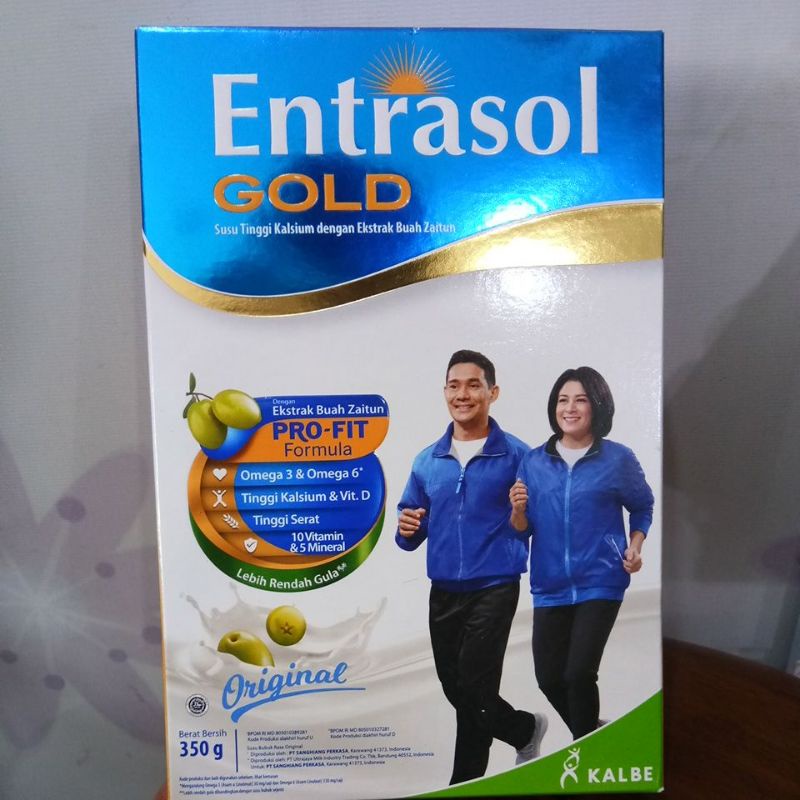 ENTRASOL GOLD PRO-FIT FORMULA ORIGINAL,COKELAT,VANILA 350GR