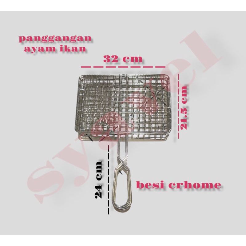 panggangan ayam/ panggangan ikan/ bakaran ayam crhome