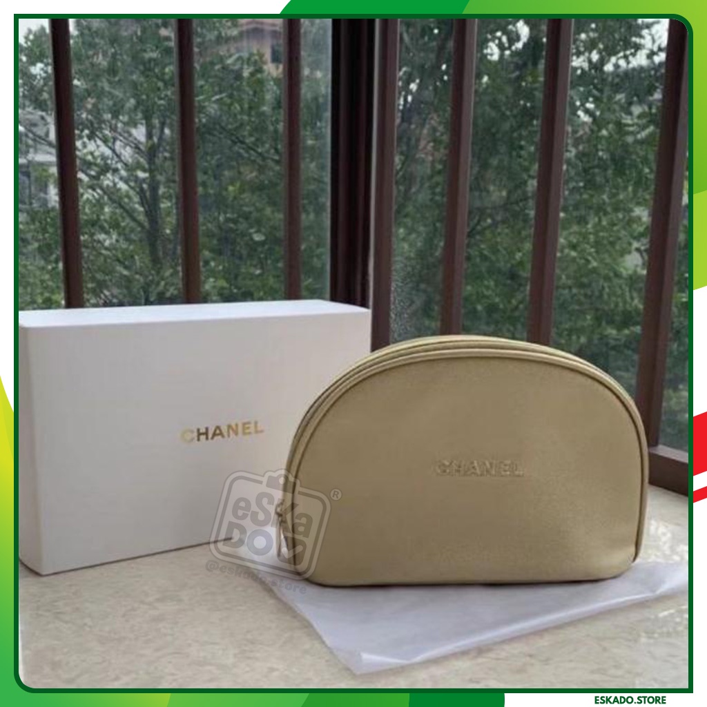 Makeup Pouch Gold / Tas Kosmetik / Clutch