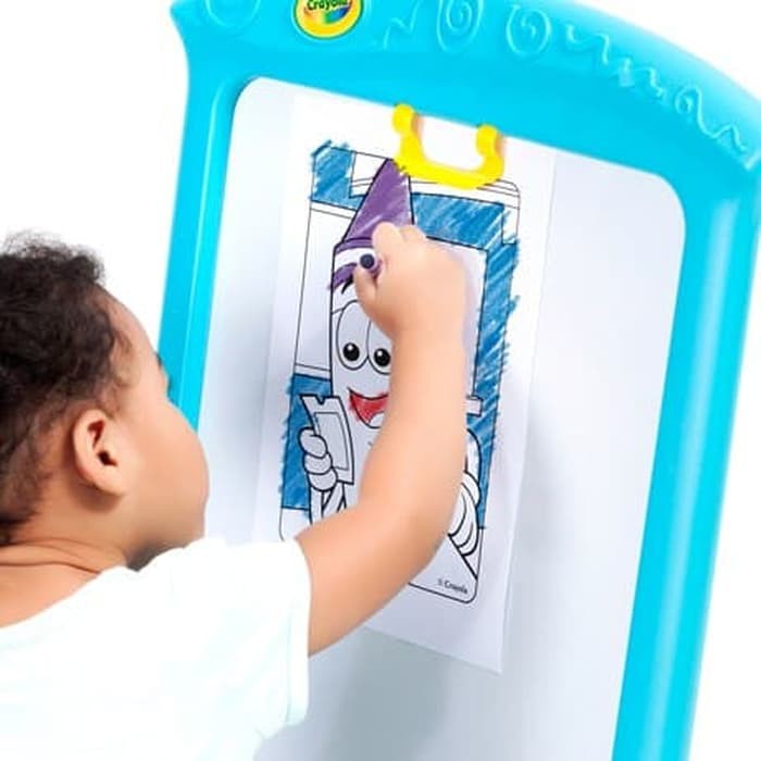 

Crayola Double Sided Artist Easel papan gambar Papan Tulis Anak