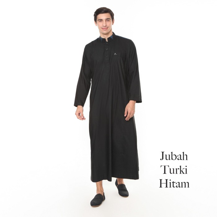 Gamis Remaja Tarbiyah Moslem Wear Tangan Panjang LR617 Jubah Turki Al-Isra Pakaian Gamis Pria Fash