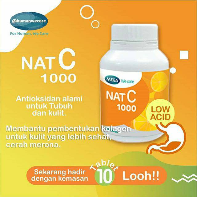 NatC 1000mg isi 30/150 tablet Mega We Care
