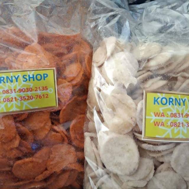 

Cemilan basreng pedes/gak pedes diajamin ketagihan