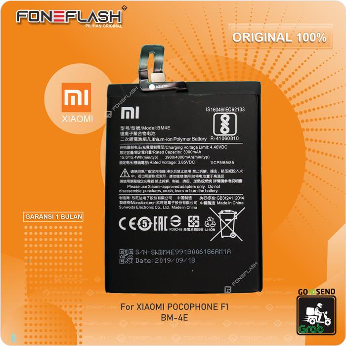 Baterai Xiaomi Pocophone F1 BM4E Original Batre batrai Mi BM 4E ORI