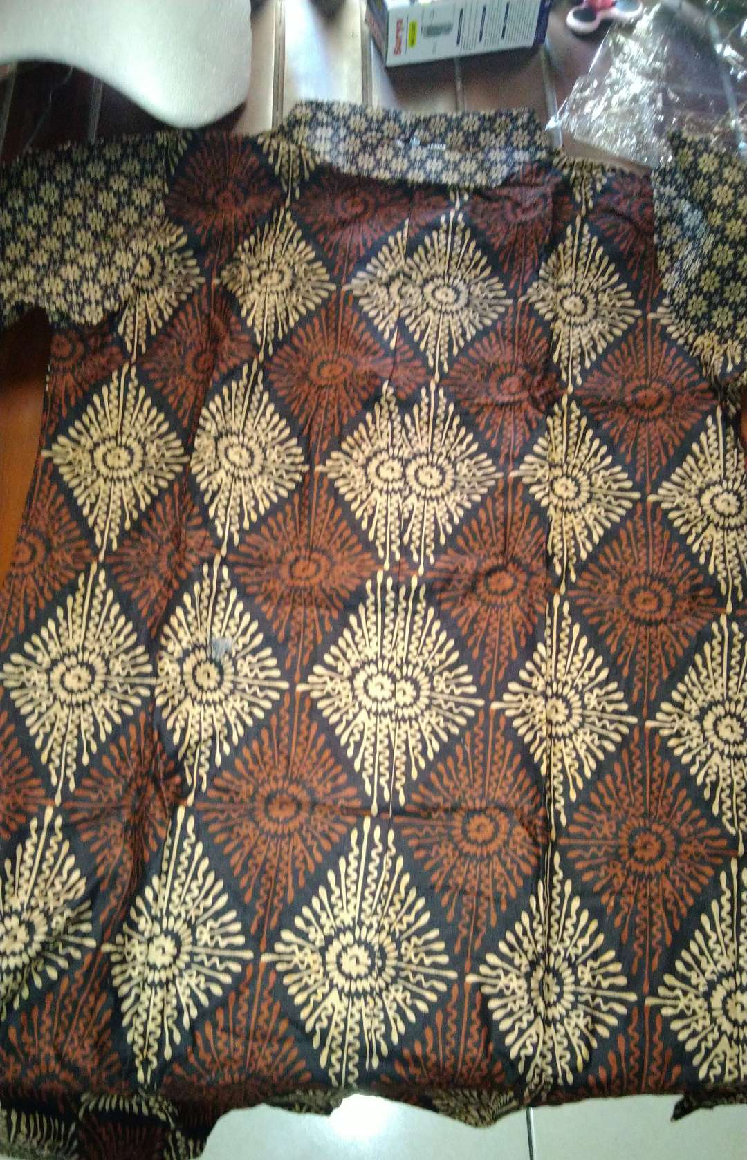 Atasan Dress Batik Wanita Sogan Tb0020sb