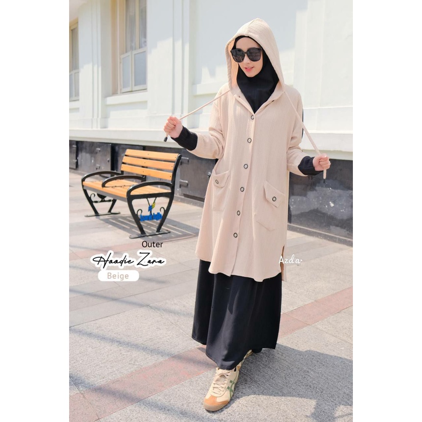 OUTER HOODIE SYARI DEWASA ZARA TERBARU BY AZDA