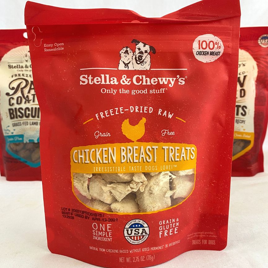 

STELLAANDCHEWYS Snack Anjing Chicken Breast Treats 85g