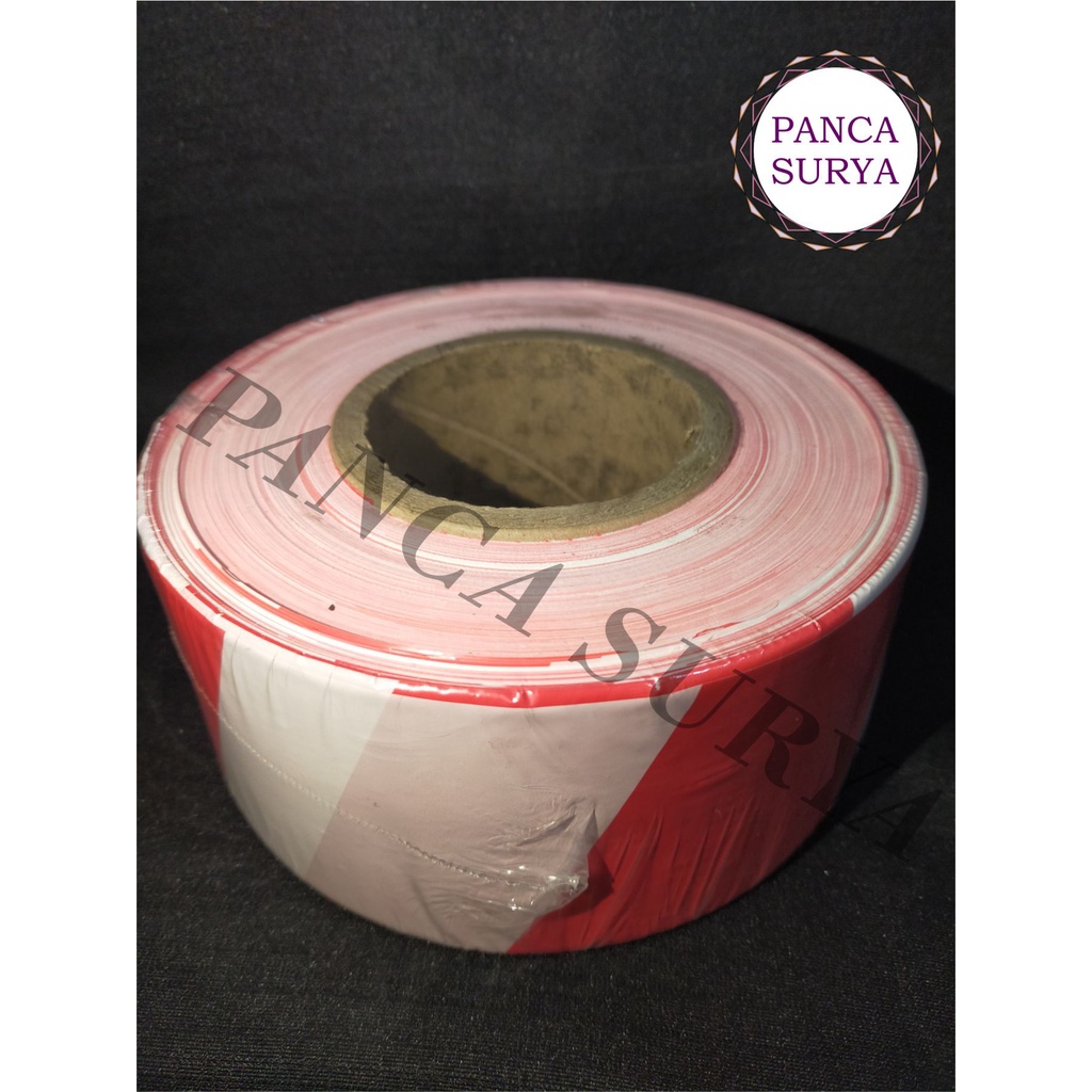 

Police Line/Garis Pembatas Barricade Line Merah Putih - 3 Inch x 500 M