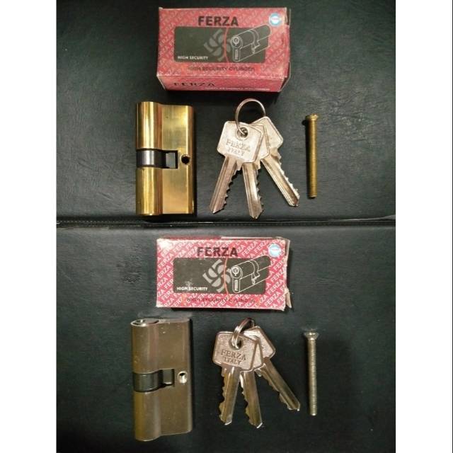 ANAK SILINDER KUNCI PINTU FERZA CYLINDER KUNCI PINTU BESAR 60 MM