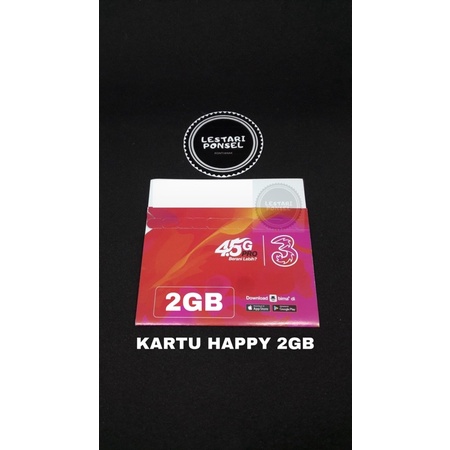 Kartu Tri Happy 4GB
