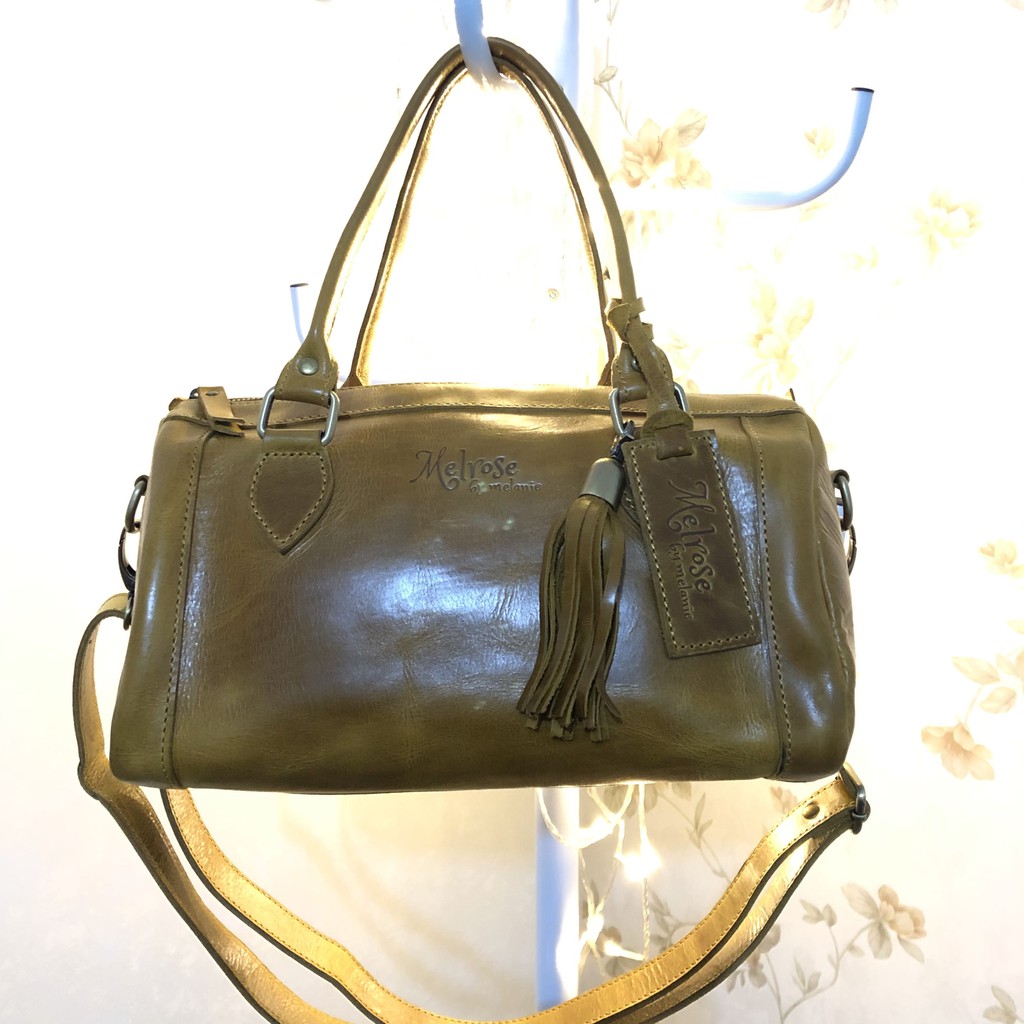 Tas Kulit Melrose by Melanie Original Preloved/Malka Bag/Tas Kantor Murah/Tas Kulit Asli/Tas Branded