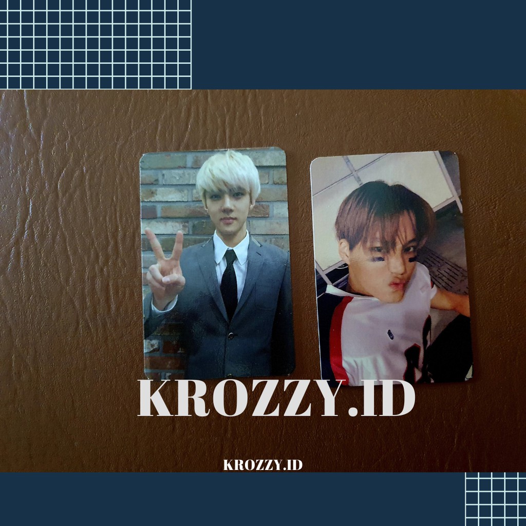 [READY STOCK] EXO Growl Love Me Right Album Kai Sehun Xiumin Official Photocard