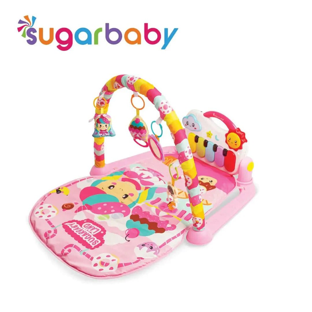 Sugar Baby Playmat | Sugar Baby Piano Musical Playgym | Sugar Baby Playmat Alas Bermain Bayi FP SUGA