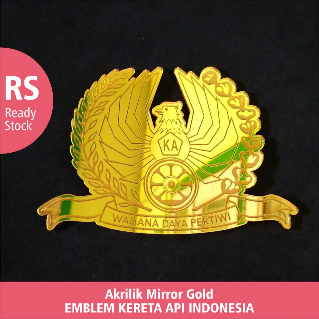 Logo Grafir Akrilik Mirror Gold Emas Logo Grafir