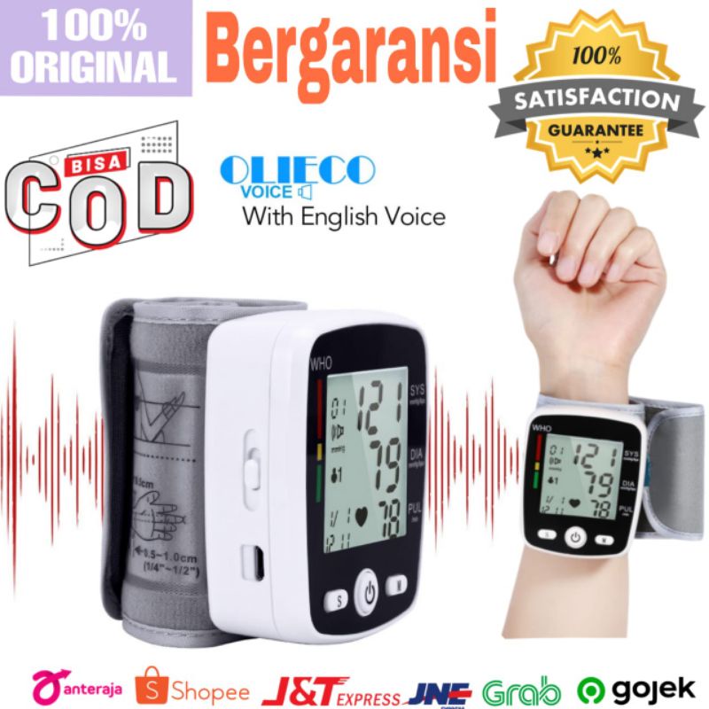 Tensimeter Digital  BERGARANSI Alat Ukur Tensi Darah TaffOmicron