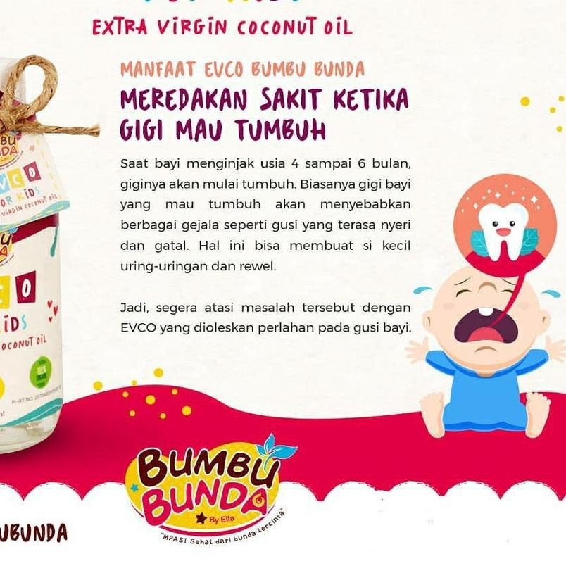 Minyak Kelapa Bumbu Bunda Vco Evoo Extra Virgin Coconut Oil Mpasi Halal Organic Bb Booster