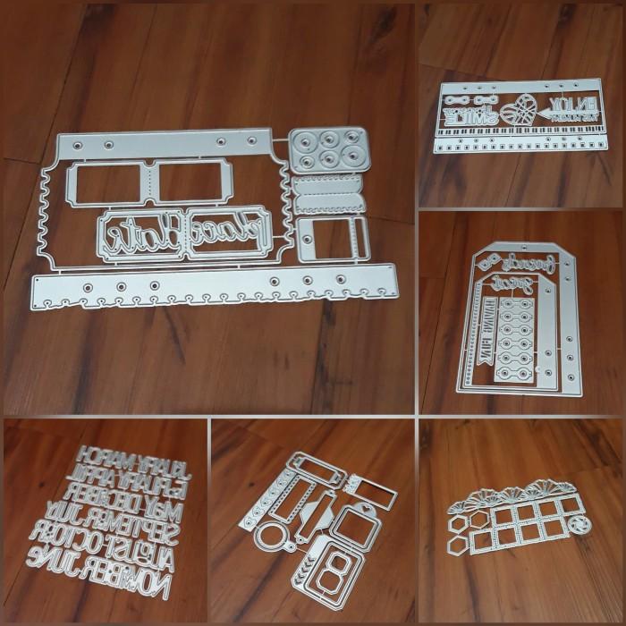 

Jurnalku Dies - Planner Cutting Dies Set 2