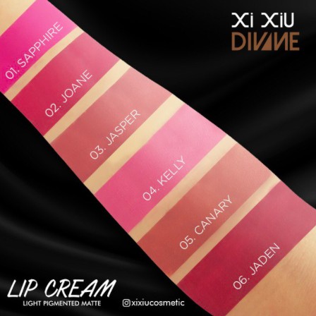 XI XIU Divine Lip Cream Light Pigmented Matte | Lipstik xixiu lipcream