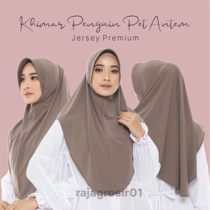 HIJAB PET JERSY ANTEM  /HIJAB JERSY HAMIDAH BERGO JERSY