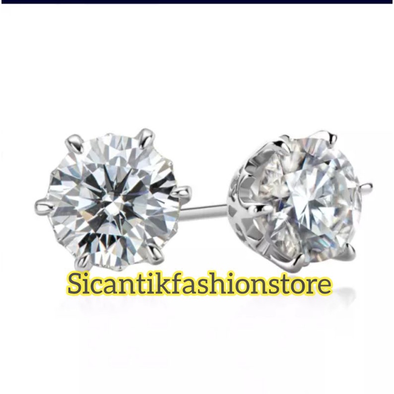 Anting Titanium Silver Gold Anting tusuk permata zircon Silver Gold Titanium Gold Silver titanium