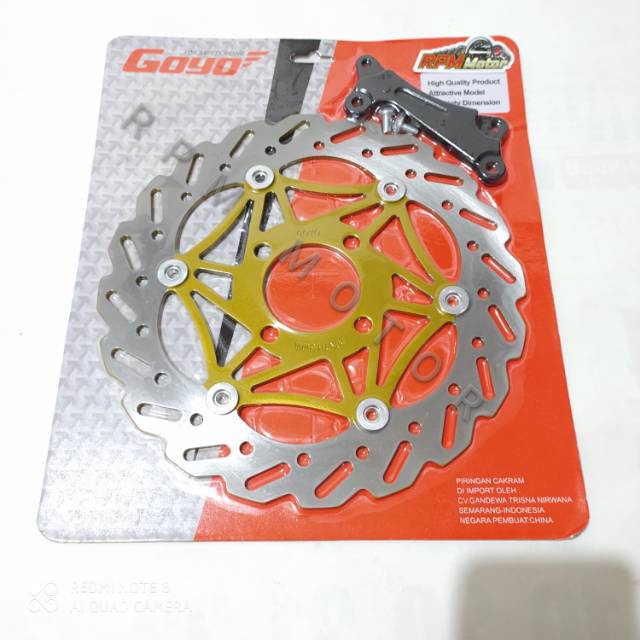 Piringan Cakram Disc Cakram Depan Honda Matic Vario Beat Scoopy Spacy Ukuran 260mm Plus Breket import