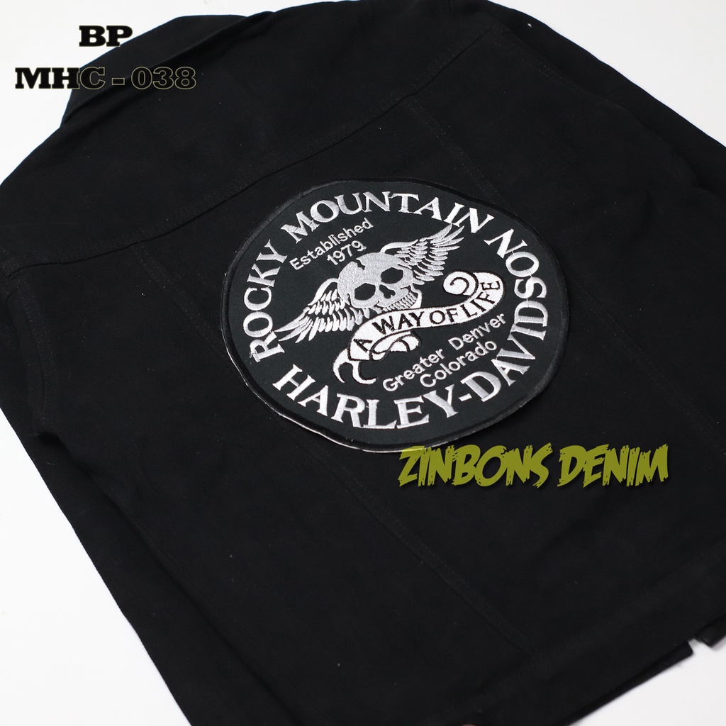 Back patch motor patch music patch bordir emblem cocok di aplikasi kan ke jaket jeans jaket pria