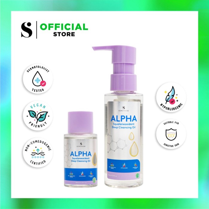 SOMETHINC Alpha Squalaneoxidant Deep Cleansing Oil - 40 ml-BPOM