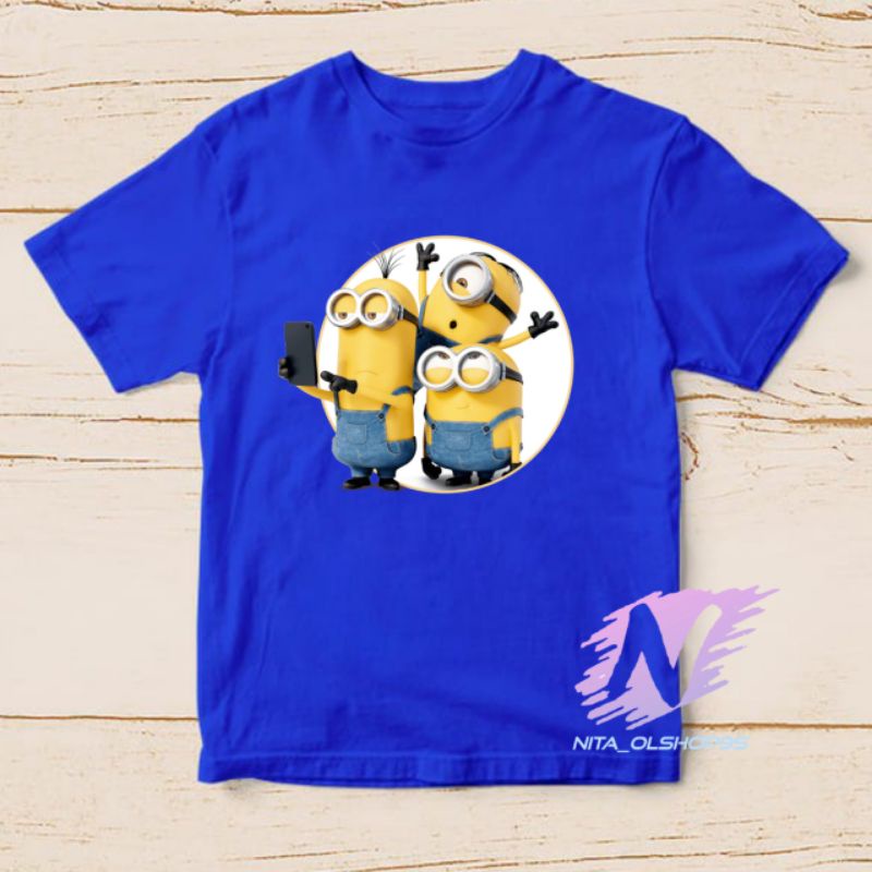 baju anak kaos anak karakter Minions the movie