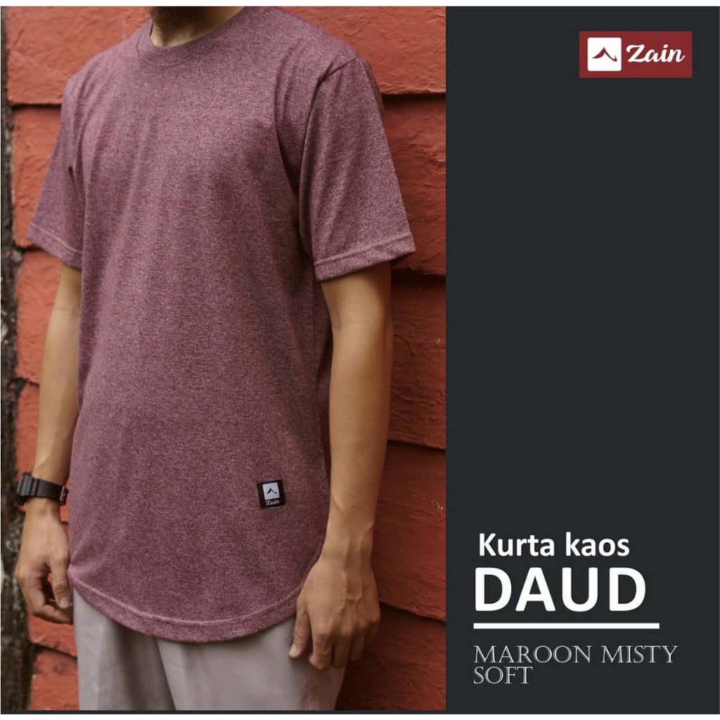 Kaos kurta Pakistan Bahan Katun Combed Siro 30s Lengan Pendek Adem Elastis Tidak Lecek