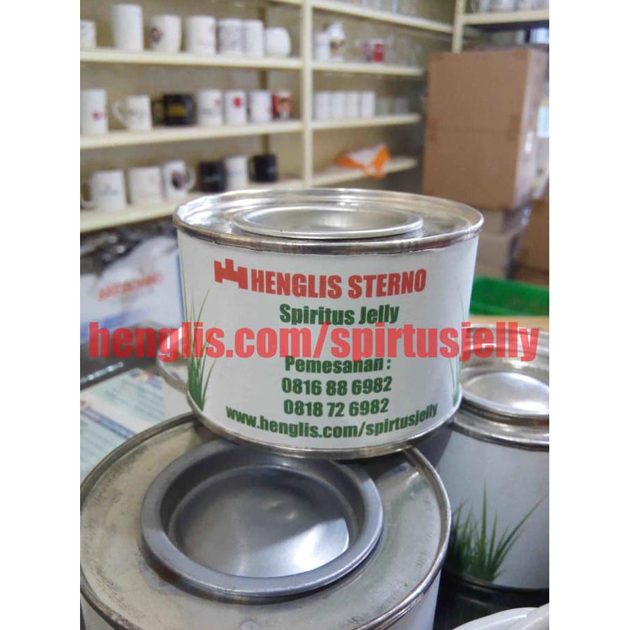 STERNO SPIRTUS JELLY, BAHAN BAKAR SPIRTUS PADAT