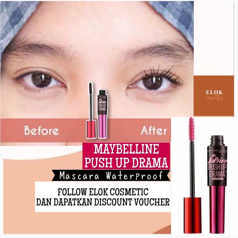 ELOK - MAYBELLINE PUSH UP DRAMA MASCARA WATERPROOF