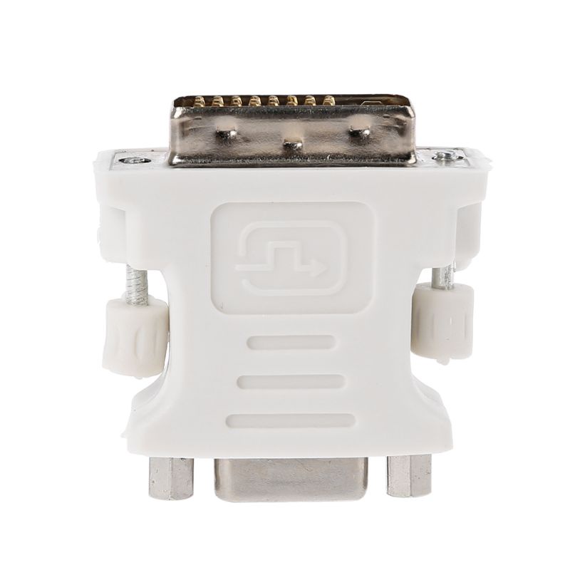 Cre Adapter Konverter DVI D Ke VGA 15Pin Female Untuk Komputer