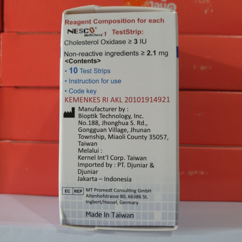 Strip Kolesterol Nesco Cholesterol Stik Kolesterol Nesco Strip Kolestrol