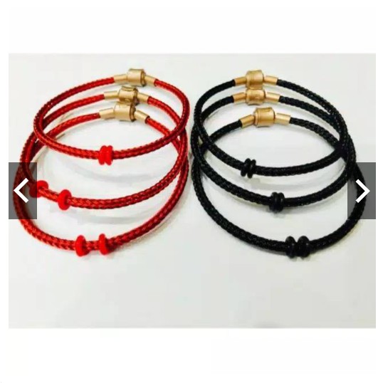 Gelang Tali Kawat Anti Air Waterproof Charm Liontin Mainan Pandora Emas Hongkong12#