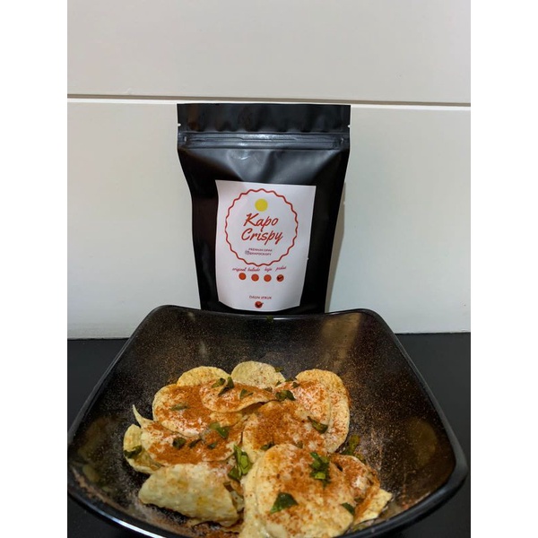 

Kapo Crispy Rasa Pedes Daun Jeruk