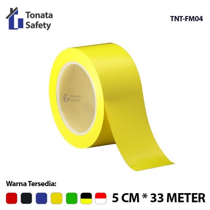 

Floor Marking Tonata / Lakban Kuning / 5 cm x 33 m
