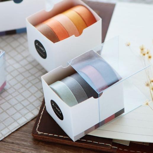 

(ved-764) [little_o.id] Solid Color Washi Tape / Label / Masking Tape ##