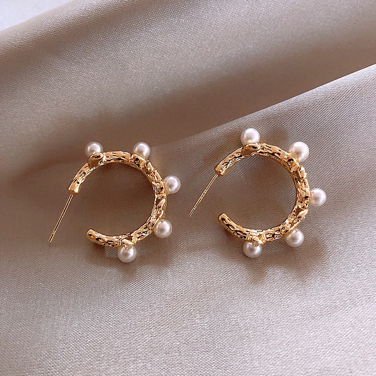 Mutiara anting-anting retro Hong Kong gaya anting-anting 2020 baru trendi temperamen wanita giwang t