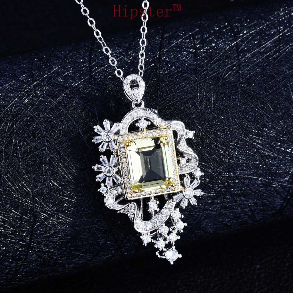 New Hot Sale Luxurious Style Natural Sapphire Pendant Necklace