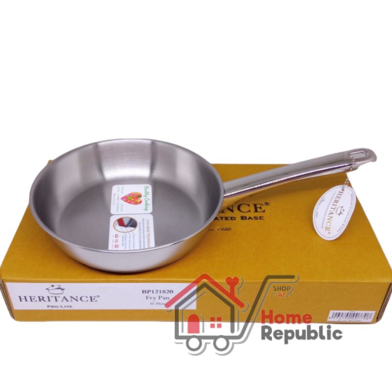 BIMA HERITANCE PRO LITE FRYPAN 3 PLY STAINLESS Penggorengan Stainless BP121820 BP120820-BP121820 20cm