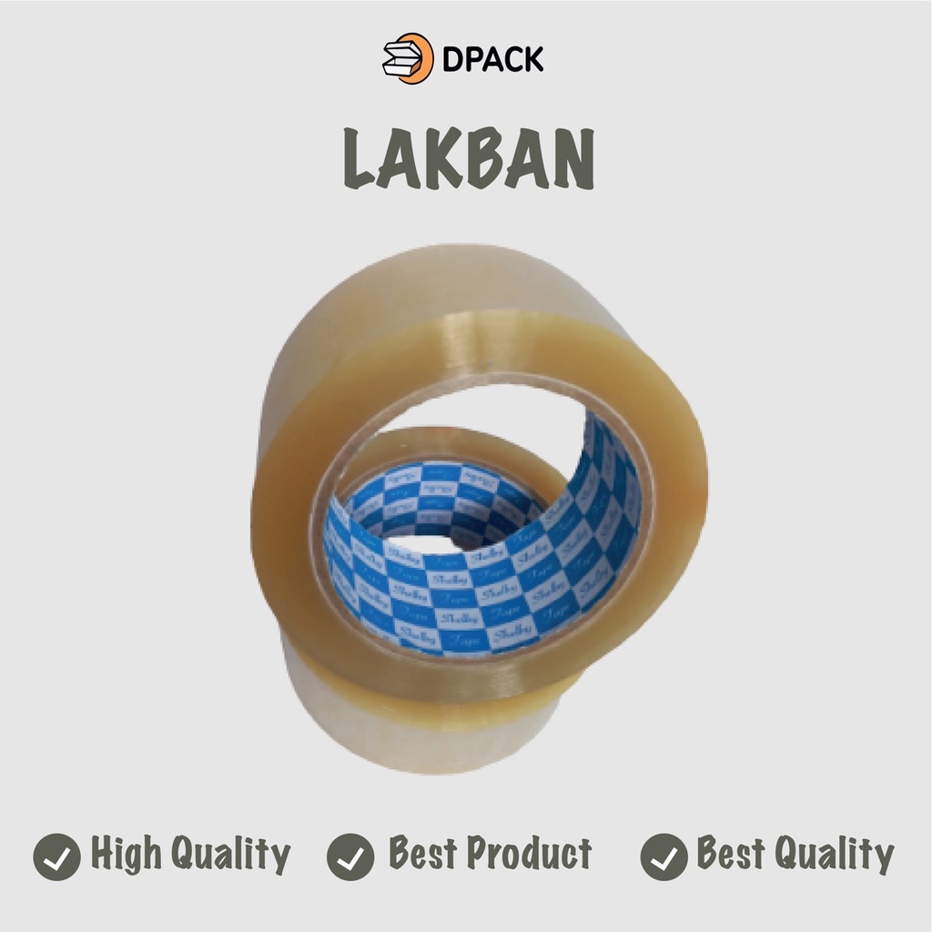 

Lakban Bening / Selotip / Tape Besar Shelby 2inch|48 mm x 90 yard