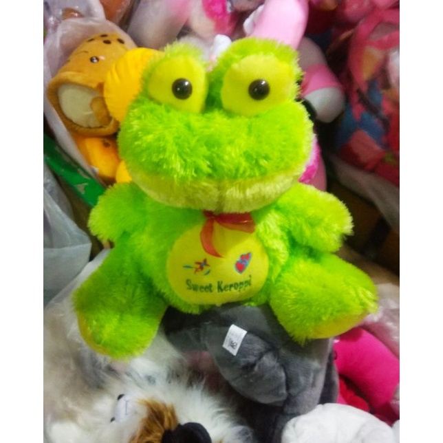 Boneka Kodok Sweet Keroppi Boneka Keroppi Lucu , Boneka lembut, Murmer, Boneka karakter Keroppi lucu