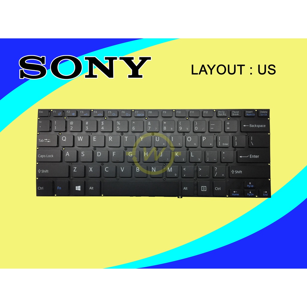 Keyboard Laptop Sony Vaio SVF14 SVF14A SVF14E SVF142 SVF143 SVF144 Series