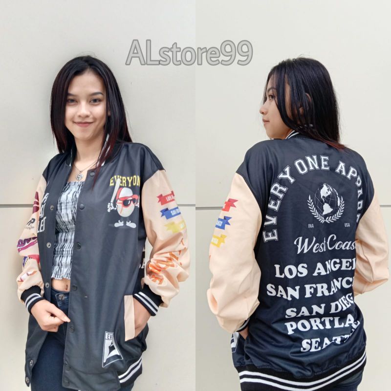 jaket pria Parsity/ Varsity keren/ varsity bisbol/ jaket bisbol/ Jaket Varsity Pria wanita-HUT HARD
